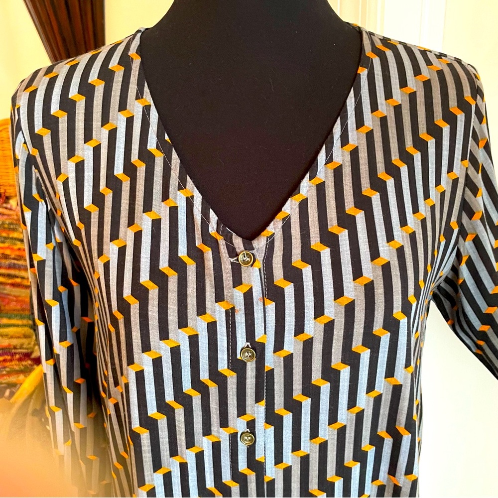 Generation Basic Cotton Long Sleeve Native Print … - image 4